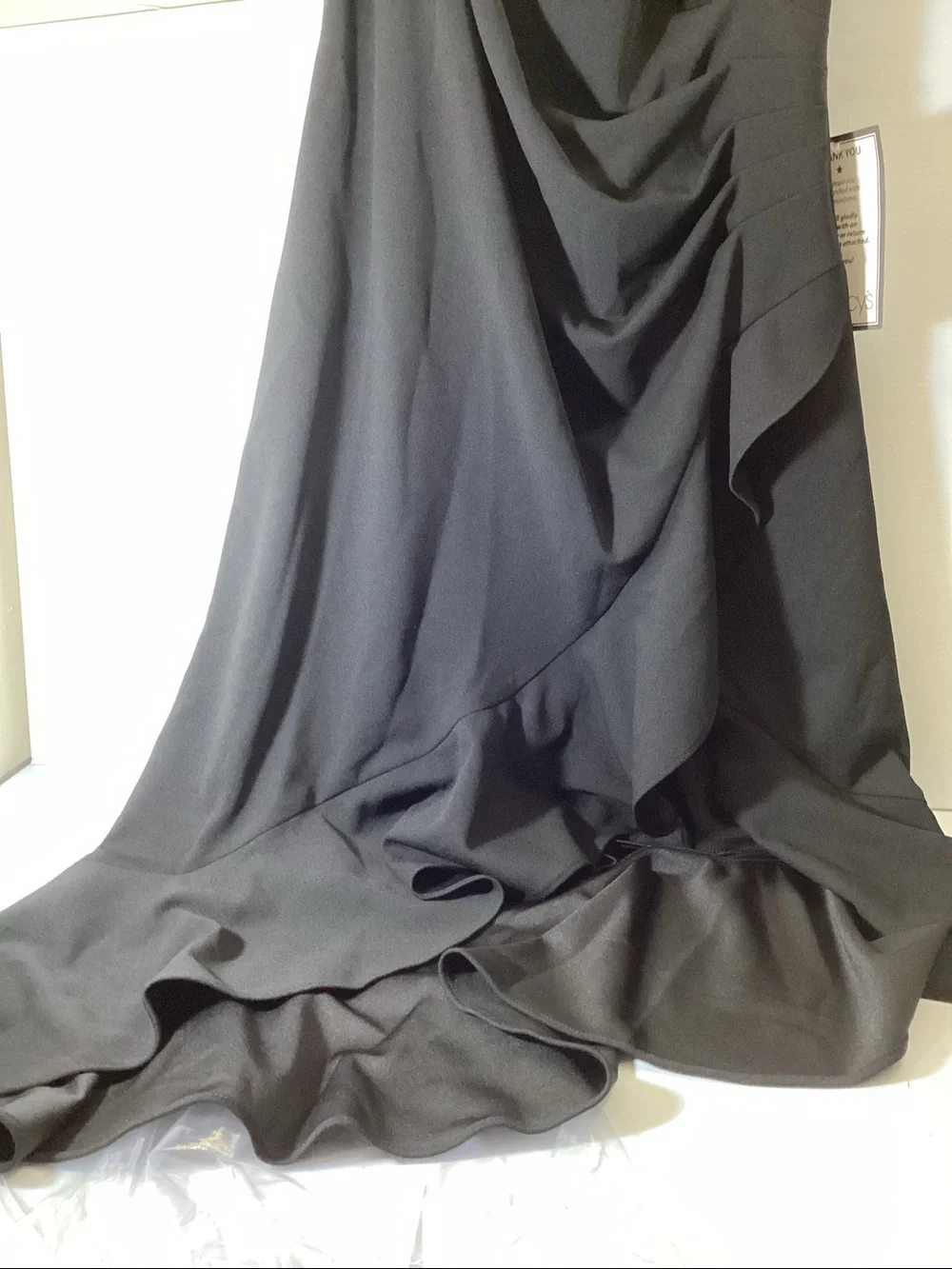Xscape Womens Off The Shoulder Ruffle Sleeve Midi Dress